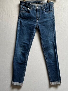 AG Adriano Goldschmied Prima Roll-Up Cigarette Jeans Size 26